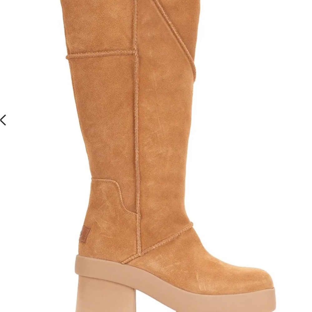 Ugg New Platform Xtra Tan  Knee-High Boots